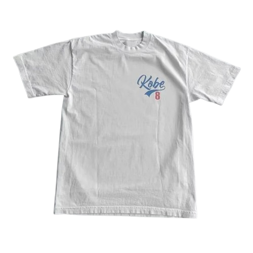 Kobe Weißes T-Shirt für Herren und Damen